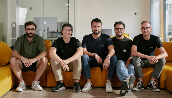 Michele Pagani, Marcello Ascani, Francesco Marino, Simone Tornabene e Matteo Roversi