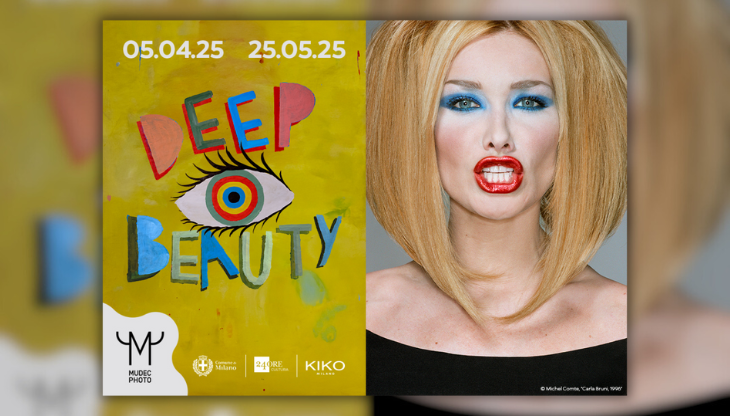 La locandina della mostra fotografica "Deep Beauty" di Kiko Milano