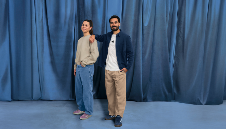 I testimonial della campagna “Color Your Way” di Deichmann e adidas, Lena Oberdorf e Ilkay Gündogan