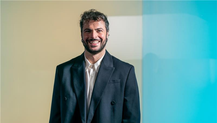 Guglielmo Scilla, conduttore della web series Lufthansa (credit: Elena Di Vincenzo)