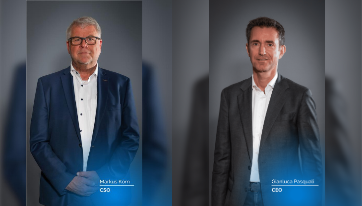  Markus Korn, nuovo Chief Sales Officer di M-Cube e Gianluca Pasquali, nuovo Chief Executive Officer dell'azienda