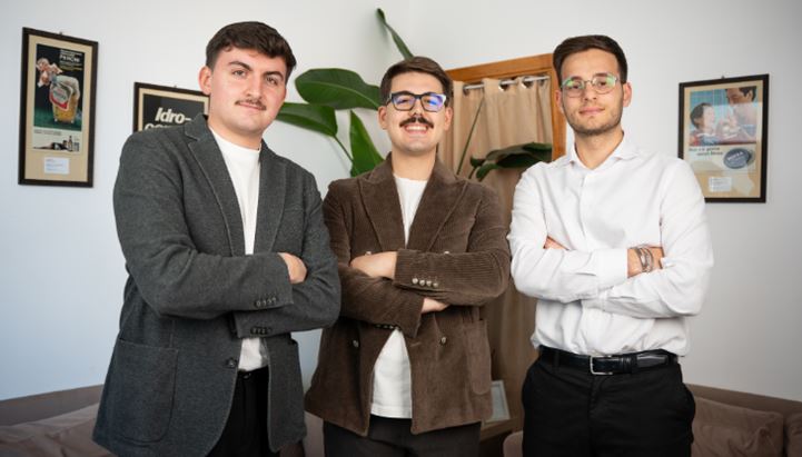 I founder di MYT Communication: Giandomenico Bucci, Marco Geremia Lenoci e Nico Sciannamea