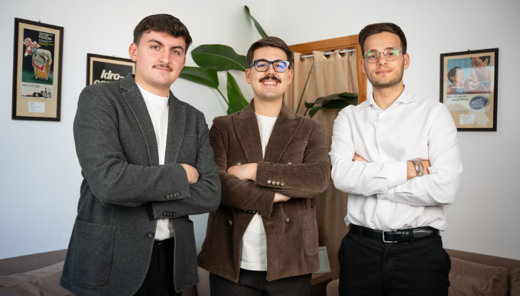I founder di MYT Communication: Giandomenico Bucci, Marco Geremia Lenoci e Nico Sciannamea
