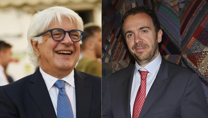 Da sinistra Angelo Maria Perrino, fondatore di Affaritaliani.it e il nuovo direttore Marco Scotti