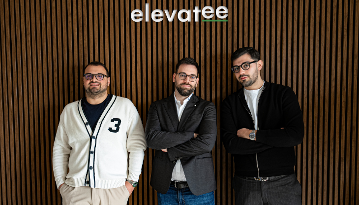 Da sinistra: Andrea Trotta, Rino Fiore ed Eduardo Galletti, co-founder di Elevatee