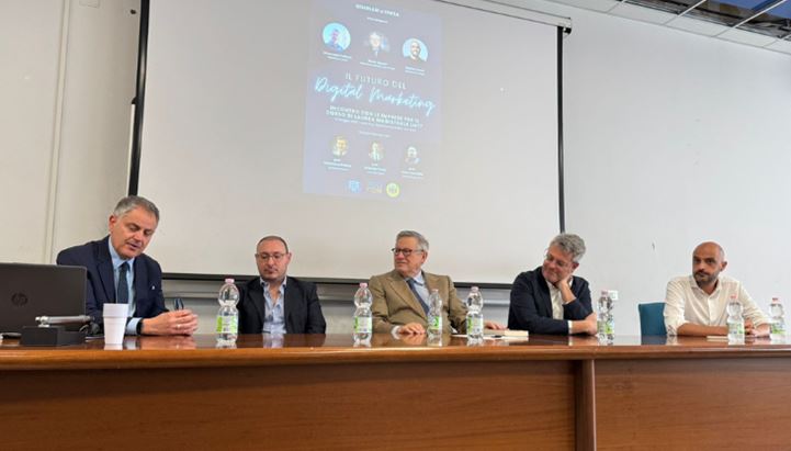 Un momento dell'incontro svoltosi il 15 maggio all'Università di Salerno