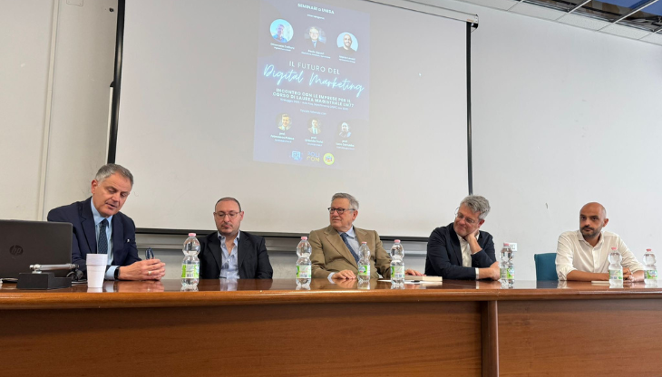 Un momento dell'incontro svoltosi il 15 maggio all'Università di Salerno