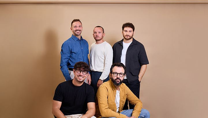 In alto da Dx: Paolo Balsamo, Pier Giulio Caivano, Gionata Smerghetto. In basso da DX: Davide Pretto, Riccardo Zanutto