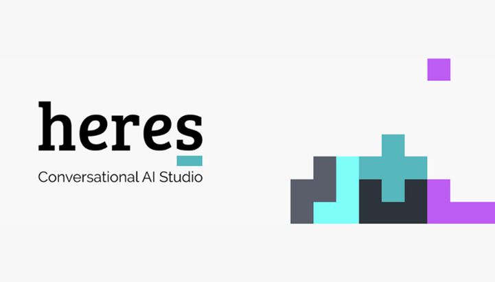 Il nuovo logo di Heres, Conversational AI Studio