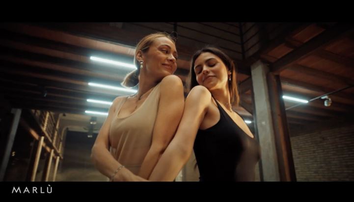 Un'immagine dal nuovo spot di Marlù