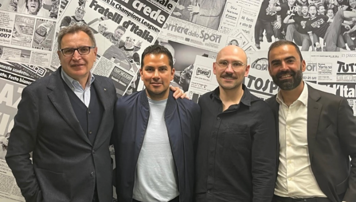  Nella foto, da sinistra Valerio Gaviglia, Simon Torrico, Patrick Kammler e Daniele Morena