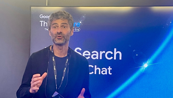 Nella foto Fab Caillette, Senior Director of Engineering di Google Search