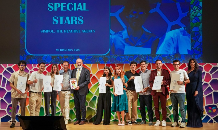 Un momento della premiazione