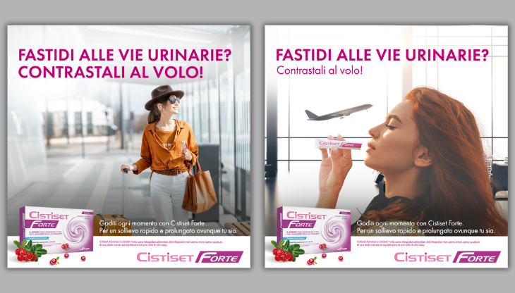 Alcune immagini della campagna Cistiset Forte