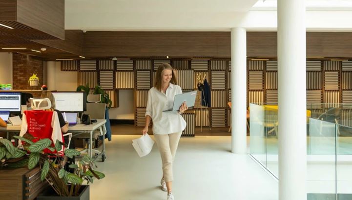 L'interno degli uffici di Ogury a Parigi