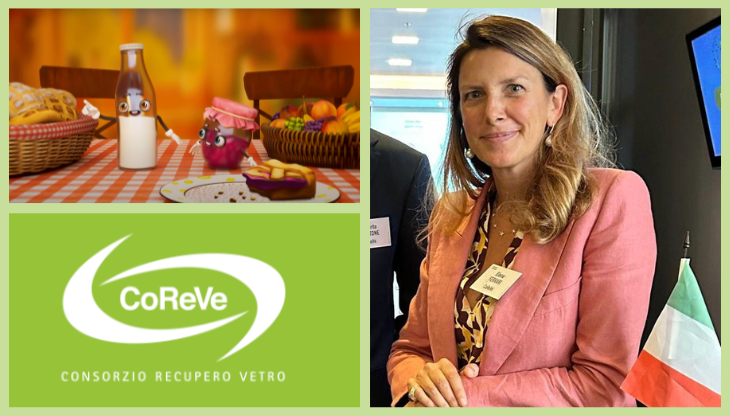 Elena Ferrari e un'immagine del Cartoon del Consorzio lanciato lo scorso anno