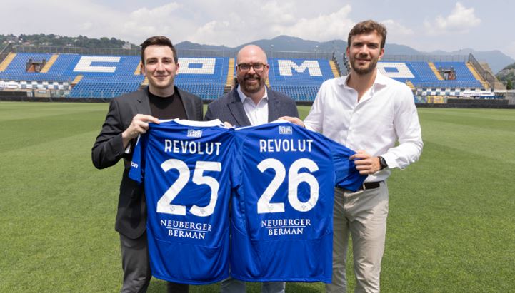 Tommaso Di Stefano, Marketing Manager Revolut Business, Ryan Shelton e Nicola Vicino
