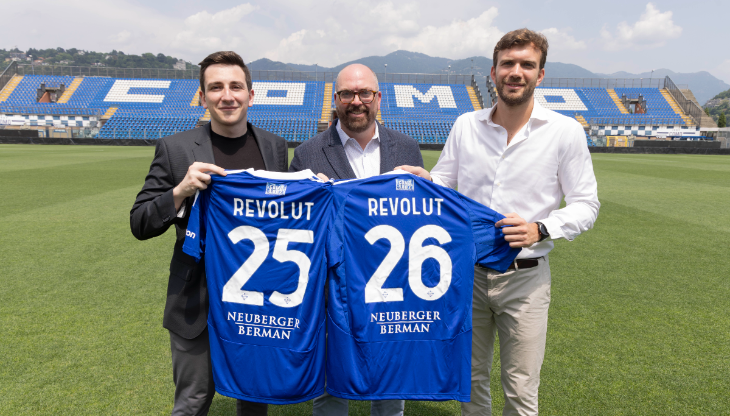 Tommaso Di Stefano, Marketing Manager Revolut Business, Ryan Shelton e Nicola Vicino