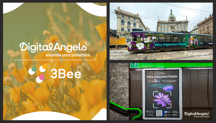 Digital Angels al fianco di 3Bee per il lancio dell'app Biodiversa