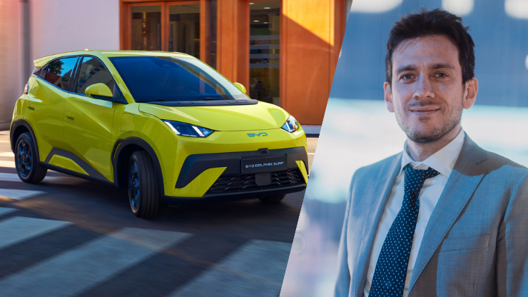 Nella foto: Daniele De Leonardis, BYD Marketing Director Italia e Digital Marketing Director Europa