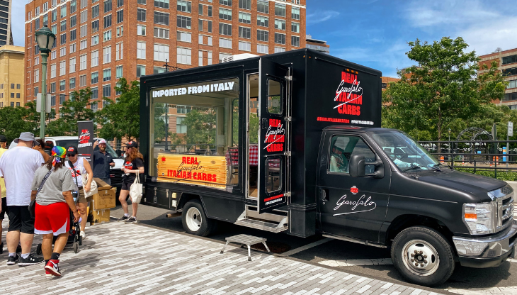 Il "glass truck" di Pasta Garofalo a New York