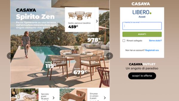 Nell'immagine: il prodotto Login Flyer
