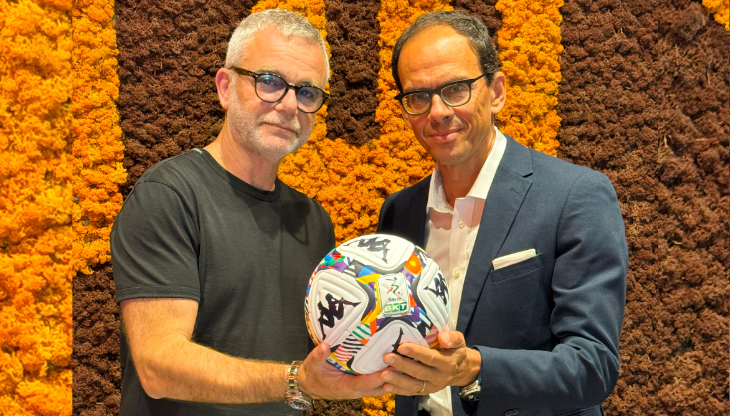 Marco Di Giusto, AD di Cigierre (Old Wild West), e Paolo Bedin, Presidente della Lega Serie B