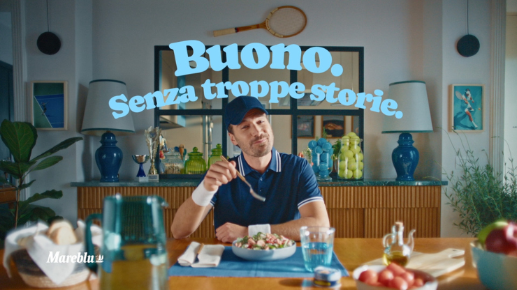 Un'immagine del nuovo spot Mareblu