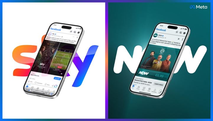Sky Italia e NOW hanno scelto di utilizzare strumenti Meta AI-driven per migliorare efficienza, qualità e ROI