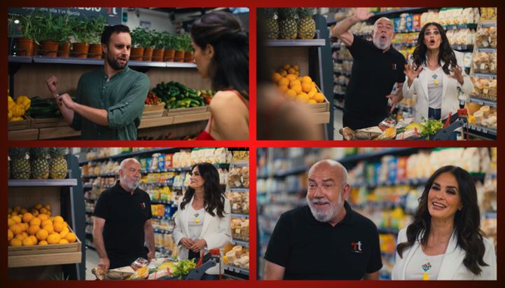 Alcune immagini dal nuovo spot di Rossotono con Maria Grazia Cucinotta
