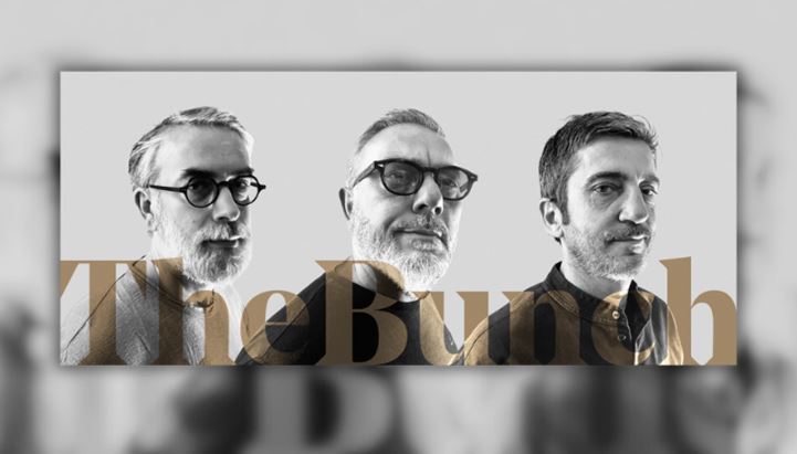 Michelangelo Cianciosi, Francesco De Guido e Oliver Palmer, soci fondatori di The Bunch