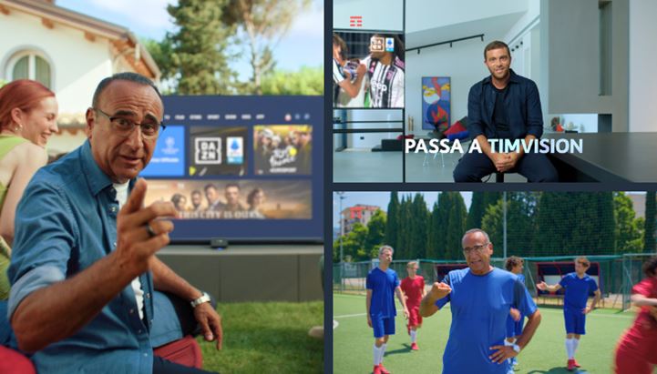 Alcune immagini dal nuovo spot 'TimVision con Dazn e Prime'
