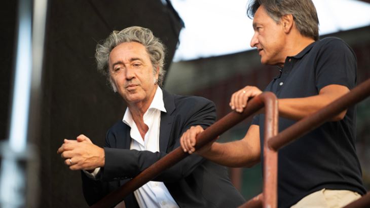 Paolo Sorrentino affianca Fabio Caressa nella nuova pubblicità di Sky