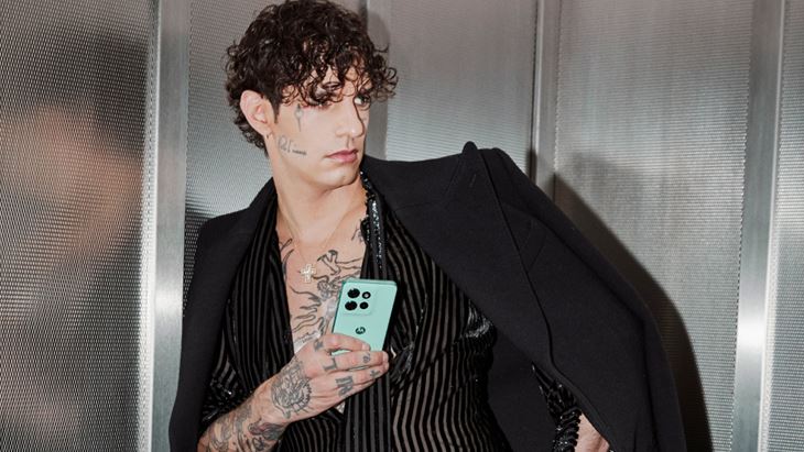 Achille Lauro, nuovo Brand Ambassador per l’Italia di Motorola
