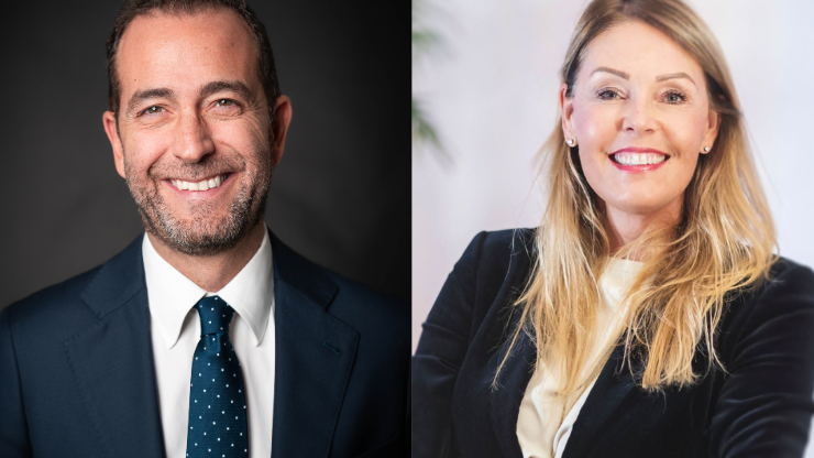 Da sinistra: Simone Telloni e Anne-Marie Van de Kieft