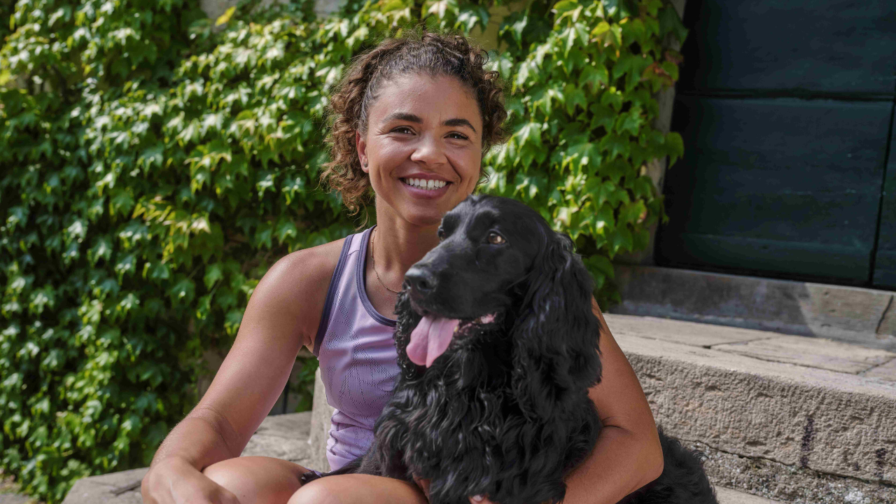 Jasmine Paolini e il suo cane Cesare