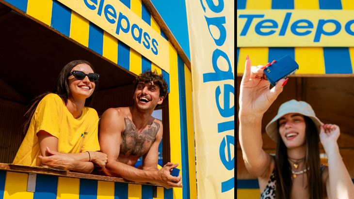 Alcune immagini dell'attività di brand activation realizzata per Telepass da Stardust