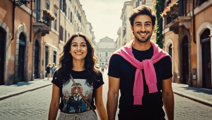 Un'immagine del nuovo spot di WizzAir