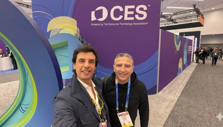 Sergio Amati (a destra) con il Presidente di IAB Italia Carlo Noseda al CES