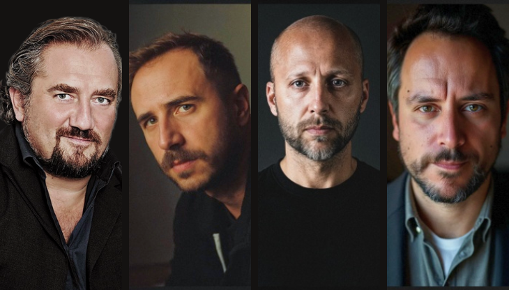 da sx: Cesare Fracca (Haibun), Jacopo Reale, Alessandro Risuleo e Giacomo Cannelli (Labyrinth Studio)