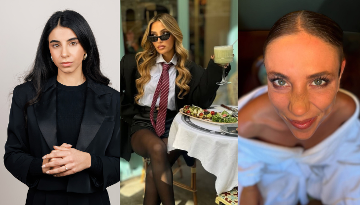 Da sinistra: Giovanna Minniti, Corinne Pino e Francesca Biella