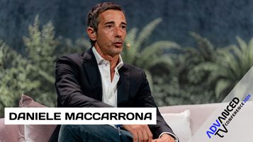 Daniele Maccarrona di DoubleVerify sul palco dell'Advanced TV Conference 2026