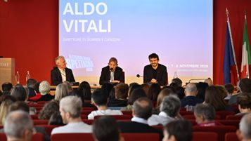 Carlo Mandelli, Aldo Vitali e Tommaso Sacchi, assessore alla Cultura del Comune di Milano