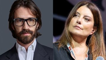 Leonardo Maria del Vecchio (foto MediaCenter LVMD) e Cinzia Monteverdi