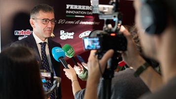 Fabrizio Gavelli, Presidente e Amministratore Delegato di Ferrero Commerciale Italia, al Ferrero Innovation Day