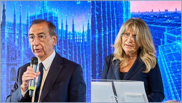 Giuseppe Sala e Layla Pavone 