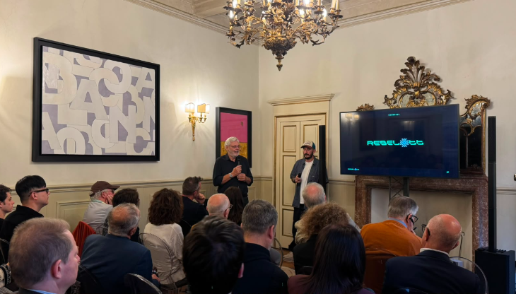 Andrea De Micheli e Greg Ferro presentano Rebel/OTT a Milano 