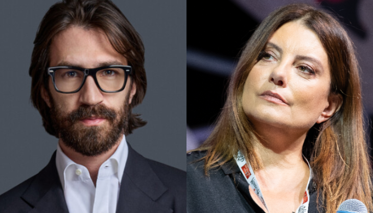 Leonardo Maria del Vecchio (foto MediaCenter LMDV) e Cinzia Monteverdi