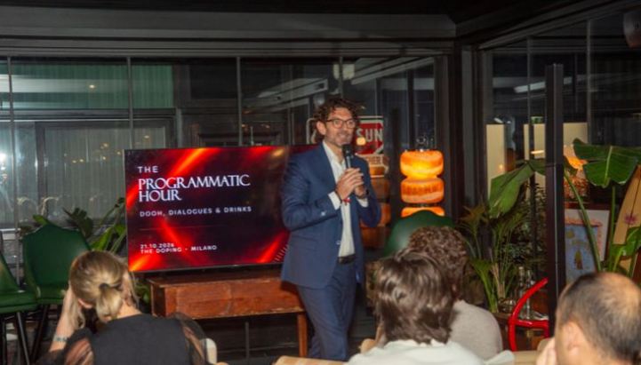 Filippo Gullì, Direttore Sales di IGPDecaux, all'evento "The Programmatic Hour"