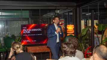Filippo Gullì, Direttore Sales di IGPDecaux, all'evento "The Programmatic Hour"